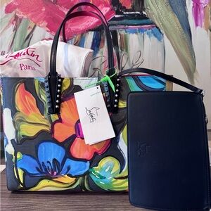 Christian Louboutin Floral Tote
